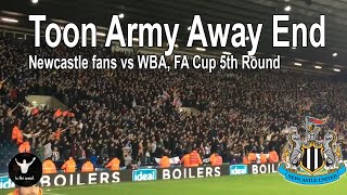 Loudest English fans of recent times  Newcastle away atmosphere at WBA with subtitles [upl. by Messab]