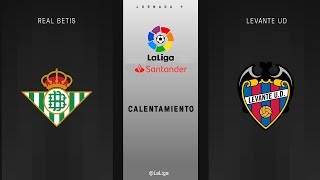 Calentamiento Real Betis vs Levante UD [upl. by Manuel]