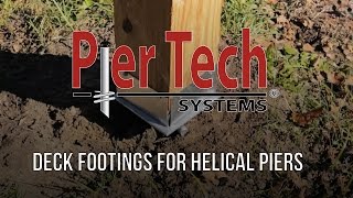 Deck Footings with Helical Piers [upl. by Melli]