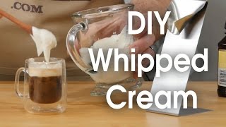 DIY whipped cream in 60 seconds [upl. by Eluk867]