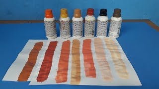 MISTURAS DE TINTA PARA AS CORES TERRACOTALARANJAPÊSSEGO CORAL E SALMÃO 91 [upl. by Nnairrek]