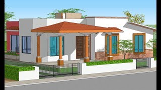 PLANO CASA UN PISO Y 3 RECÁMARAS  Proyecto de Casa [upl. by Ronyam797]