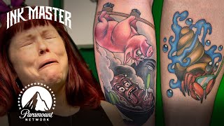 Ink Masters Worst Tattoos of Season 13 😟 Part 1 [upl. by Litch634]