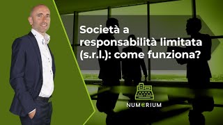 Società a responsabilità limitata srl come funziona [upl. by Anitnas]