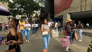 🇻🇪 Walking Tour Downtown Caracas Venezuela [upl. by Hgeilyak]