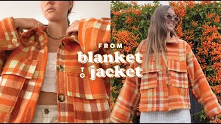 DIY  Blanket Jacket [upl. by Player]