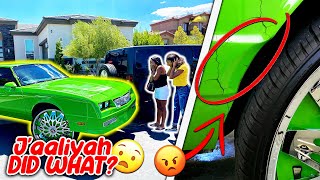 Jaaliyah Stole My Car To See My Reaction And She Crashed [upl. by Emie]