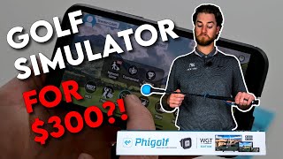 Golf Simulator For Any Living Room  PhiGolf Review [upl. by Ainehs]