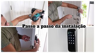 COMO INSTALAR FECHADURA INTELBRAS FR 101 [upl. by Manoop103]