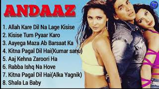 Andaaz Movie All Songs  Juckbox  Akshay Kumar Priyanka Chopra amp Lara Dutta  Full Audio Songs [upl. by Damaris]