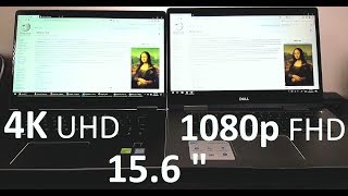 4K vs 1080p Laptop screen 156 inch Can you see the difference [upl. by Enoob]