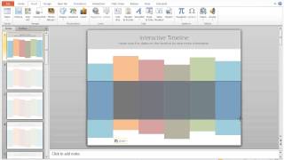 How to Create an Interactive Timeline in Powerpoint [upl. by Chari]