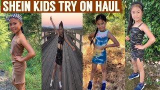 HUGE SHEIN KIDS TRY ON HAUL  SHEIN TRY ON HAUL  SHEIN KIDS SUMMER CLOTHES [upl. by Sang]