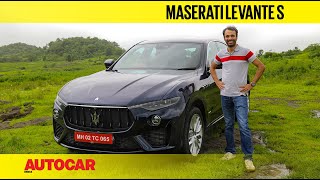 Maserati Levante S review  The exotic SUV with Ferraribuilt V6 power  First Drive  Autocar India [upl. by Dahl]