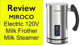 Review Miroco Milk Frother  How to make froth milk at home [upl. by Mirak490]