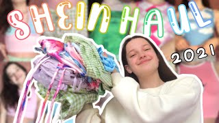 2021 Shein haul  trendy summer haul [upl. by Analart]