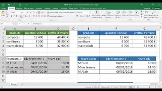 Excel  1 Basique  Cours Saisie et mise en forme [upl. by Hyacinthia212]