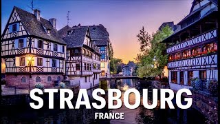 STRASBOURG City Center Explore ALSACE FRANCE [upl. by Adleme]