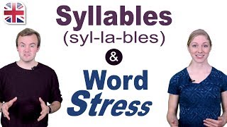 Syllables and Word Stress  English Pronunciation Lesson [upl. by Aible26]