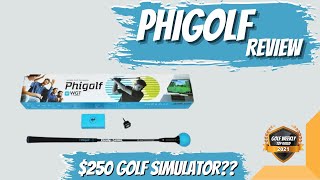 Review of PhiGolf  A Deep Dive into the The 250 Golf Simulator [upl. by Aerdnua]