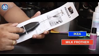 IKEA MILK FROTHER Review amp Battery Installation [upl. by Standing]