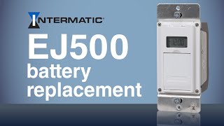 EJ500 Programmable Timer Battery Replacement [upl. by Casabonne]