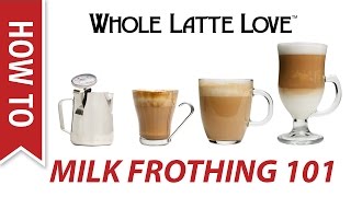 Milk Frothing for Beginners [upl. by Faust]