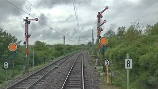 Führerstandsmitfahrt Karlsruhe  Wörth  Germersheim  Ludwigshafen [upl. by Tiras]