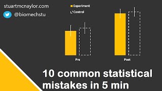 Ten Statistical Mistakes in 5 Min [upl. by Ahsieyn192]