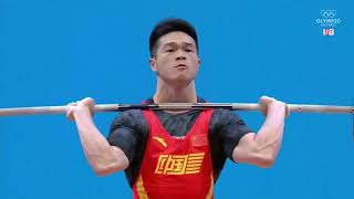 Shi Zhiyong 73 kg Power Clean amp Jerk 190 kg  2019 World Weightlifting Championships [upl. by Ahsinahs]