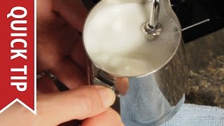 How to AutoFroth Milk for Lattes [upl. by Hervey199]