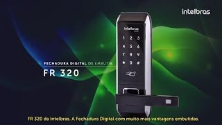 FR 320 a nova Fechadura Digital Intelbras de embutir [upl. by Ojillek]