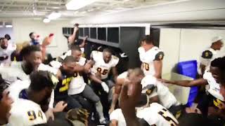 NCAT FOOTBALL LOCKER ROOM AFTER DEFEATING THE ECU PIRATES [upl. by Leffen]