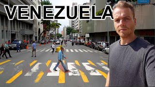 WALKING STREETS OF CARACAS VENEZUELA Crisis Visible [upl. by Ydnem]