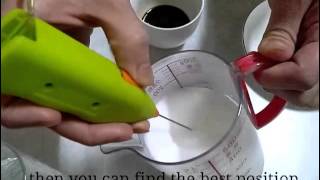 How To Make Latte Art with Mini Milk Frother [upl. by Nayb]