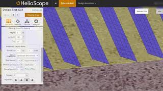 HOW TO CALCULATE GCR IN HELIOSCOPE  GROUND COVERAGE RATIO GCR IN SOLAR PV SYSTEM [upl. by Nevsa]