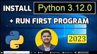 How to install Python 3120 on Windows 10 [upl. by Fast]