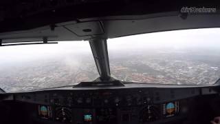 CockpitPilot´s view  Airbus A320 landing  Berlin [upl. by Hathaway542]