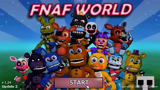 How to get all 6 worlds on FNaF World [upl. by Suivatnad]