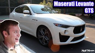 Review 2019 Maserati Levante GTS  Ferrari Power in a Luxury SUV [upl. by Unam]