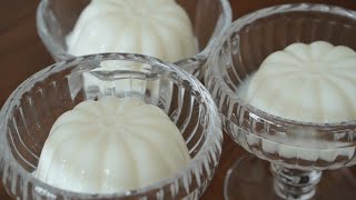 シンプルな牛乳寒天の作り方How to make milk agar pudding [upl. by Eednas]