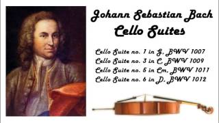 Johann Sebastian Bach  Cello suites in 432 Hz great for reading or studying [upl. by Nyloc]