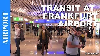 TRANSIT WALK AT FRANKFURT Airport FRA Terminal 1  Connection Flight Transfer Arriving amp Departing [upl. by Millian]