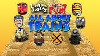 All About Trains  See how they work  Animated Full Show for kids  Lots amp Lots of Trains [upl. by Yuma]