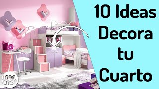 10 Ideas Decora tu Cuarto  Low Cost  Manualidades Recicladas  Ecobrisa [upl. by Delmar]