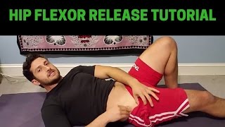 Iliacus Release Tutorial  Hip Flexor Release [upl. by Reyotal102]