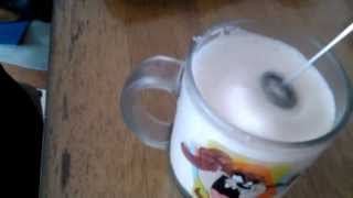 Aerolatte Review Frothing Cold Milk In Under 1 Minute [upl. by Assylla844]