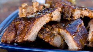 Alton Brown Makes Perfect BabyBack Ribs  Food Network [upl. by Revert469]