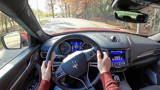 2020 Maserati Levante Trofeo  POV Test Drive Binaural Audio [upl. by Wessling]